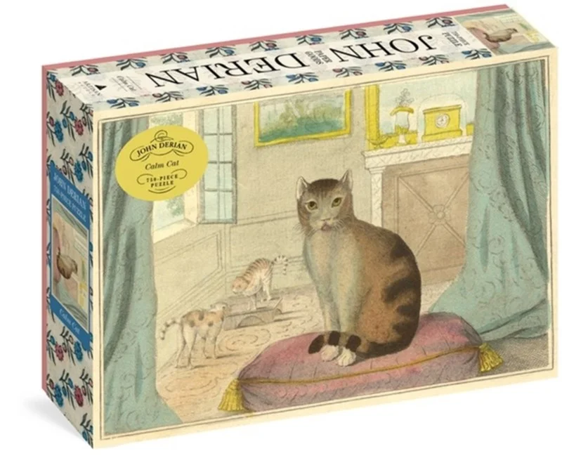 John Derian Paper Goods: Calm Cat 750 Piece Puzzle 2020  John Derian Artisan Puzzle