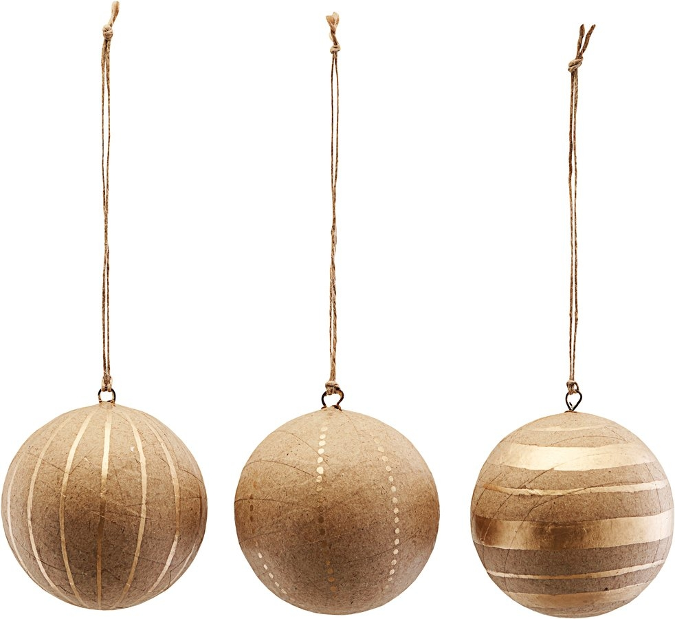 Juleornament House Doctor Craft Papir Guld Julepynt