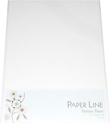 Karton Hvid Ark 180 Fantasy Paper Paper Line