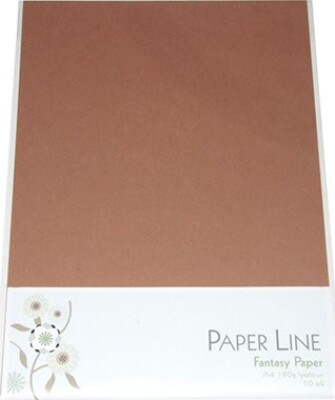 Karton Lysebrun Ark 180 Fantasy Paper Paper Line