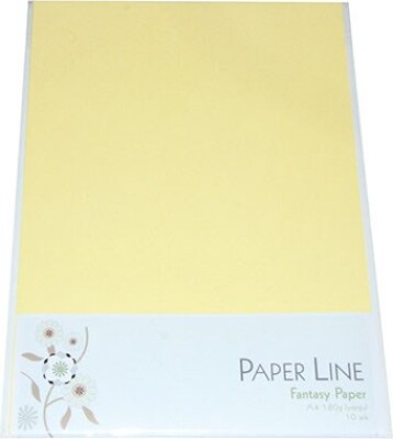 Karton Lysegul Ark 180 Fantasy Paper Paper Line