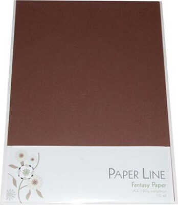 Karton Mørkebrun Ark 180 Fantasy Paper Paper Line