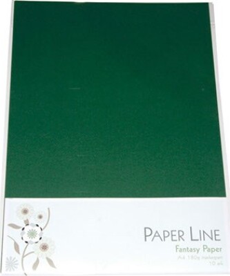 Karton Mørkegrøn Ark 180 Fantasy Paper Paper Line