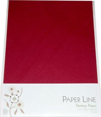 Karton Mørkerød Ark 180 Fantasy Paper Paper Line
