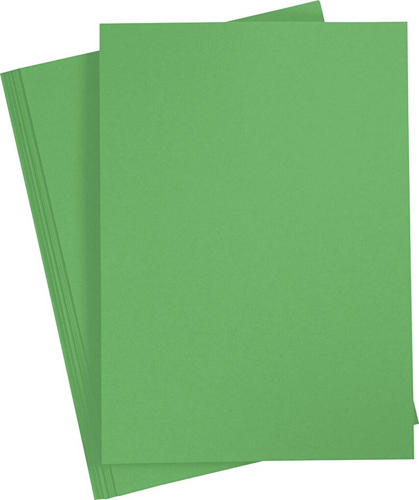 Karton 210x297 180 Græsgrøn Stk