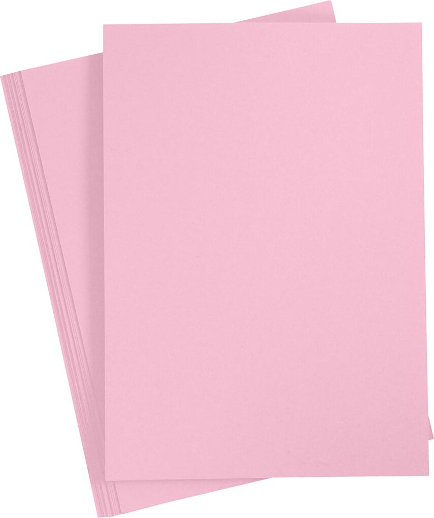 Karton 210x297 180 Lys Pink Stk