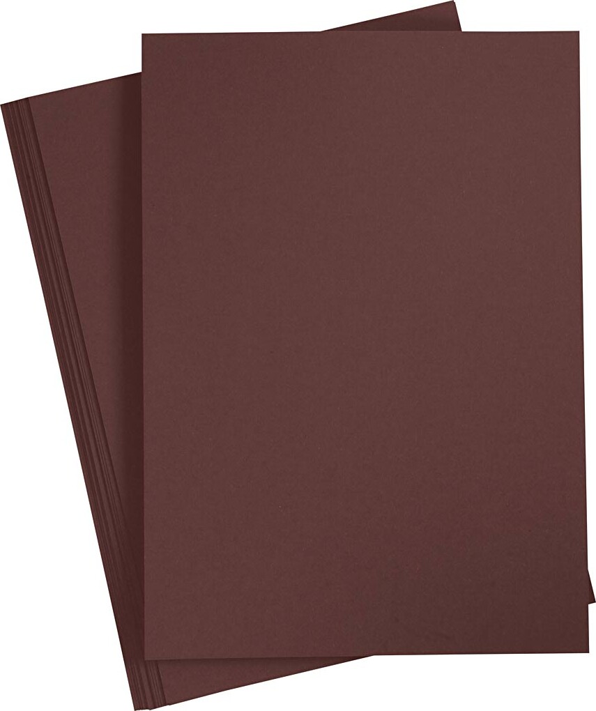 Karton 210x297 180 Mørk Brun Stk
