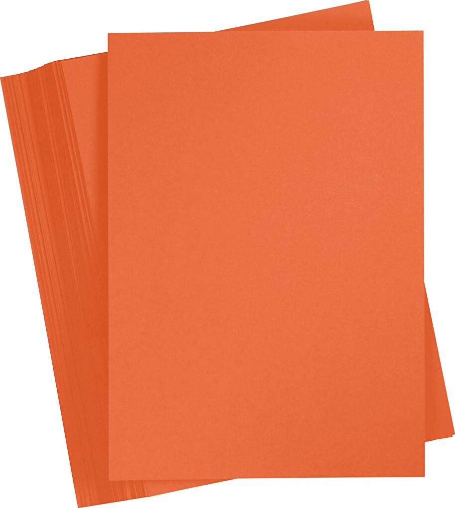 Karton 210x297 180 Orange 100 Stk