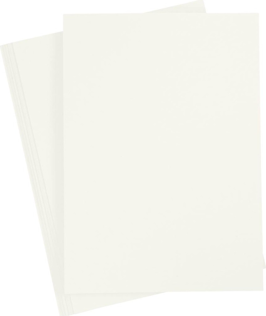 Karton 210x297 180 Råhvid Stk