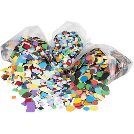 Kartonmosaik Str   Ass Farver 8x180g