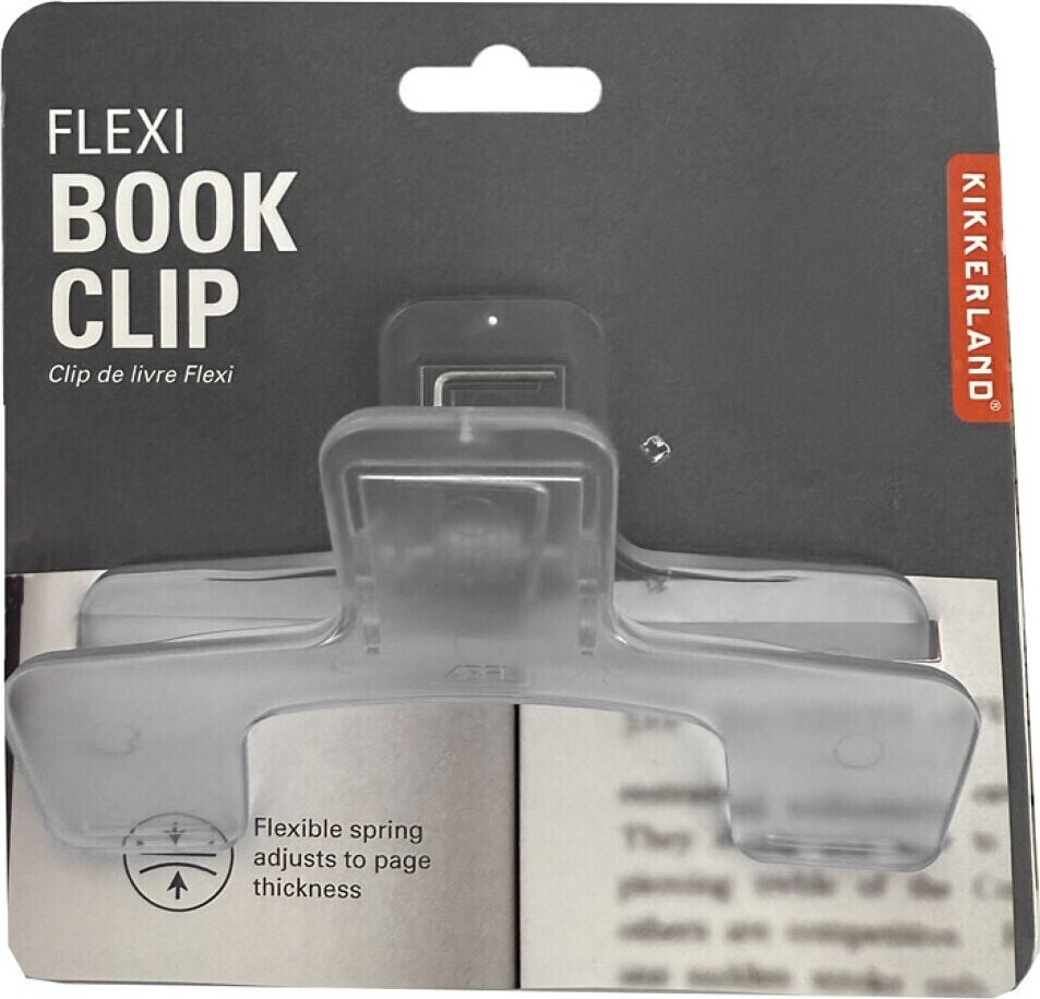 Kikkerland Flexi Book Clip Flexibel Sideholder Til Bog