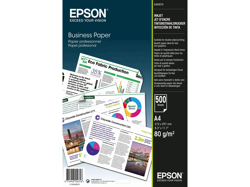 Kopipapir Epson Business Gram 500 Ark
