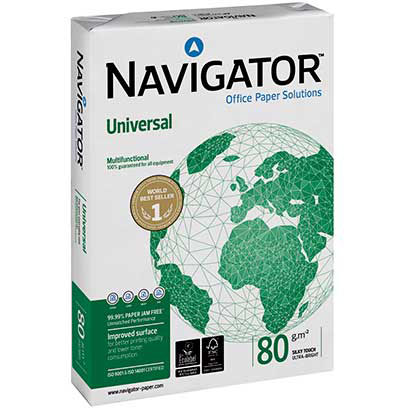 Kopipapir Navigator Hvid 80g