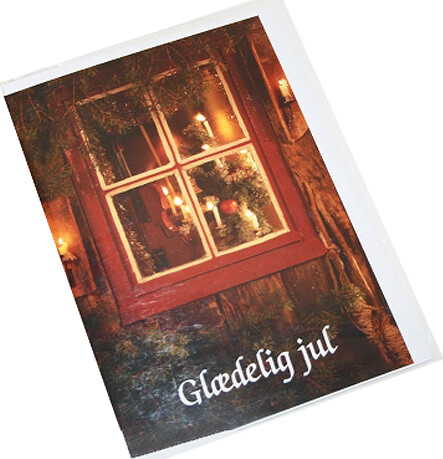 Kort Julekort Julevindue