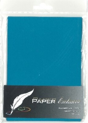 Kuvert 120g Petroleum Tekstureret 10stk 962 Paper Exclusive