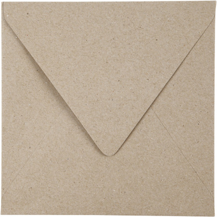 Kvistkuvert Str 16x16 120 Natur 50stk