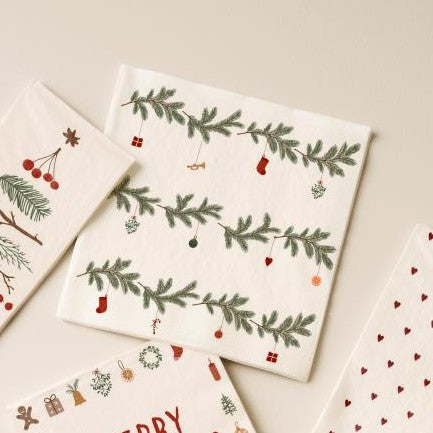 Laursen Stk Serviet Nostalgic Christmas