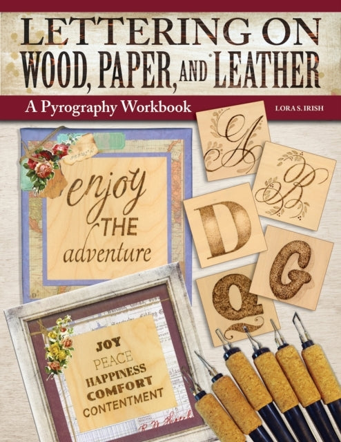Lettering Wood Paper And Leather