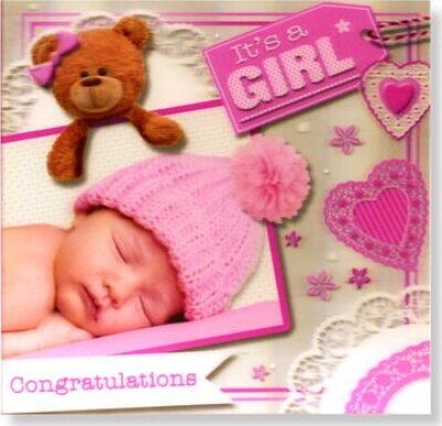 Magni Kort  Girl Congratulations