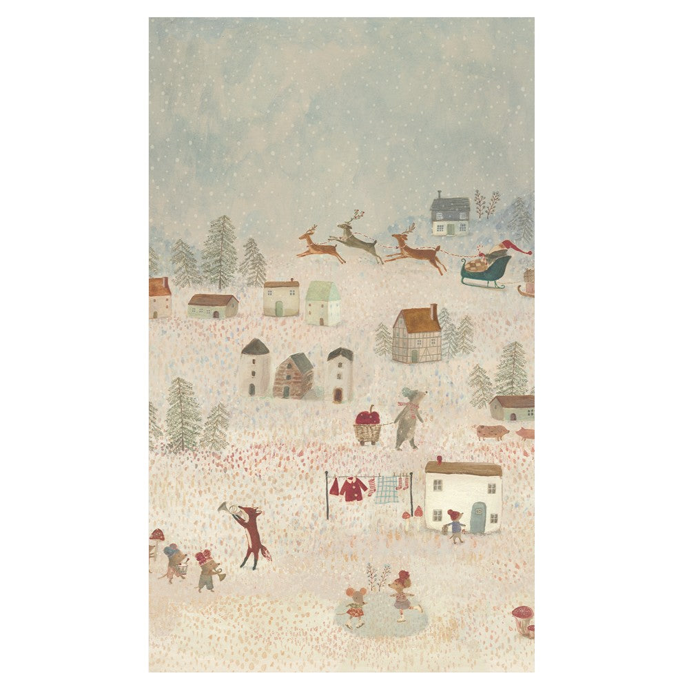 Maileg Santa Coming Gavepapir