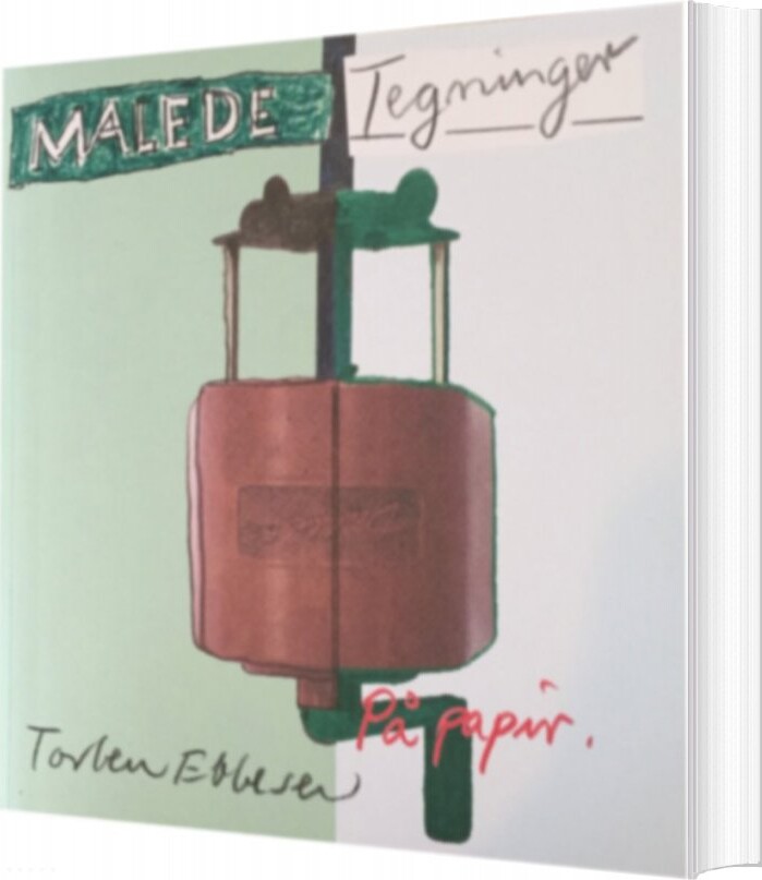 Malede Tegninger Papir Torben Ebbesen Bog