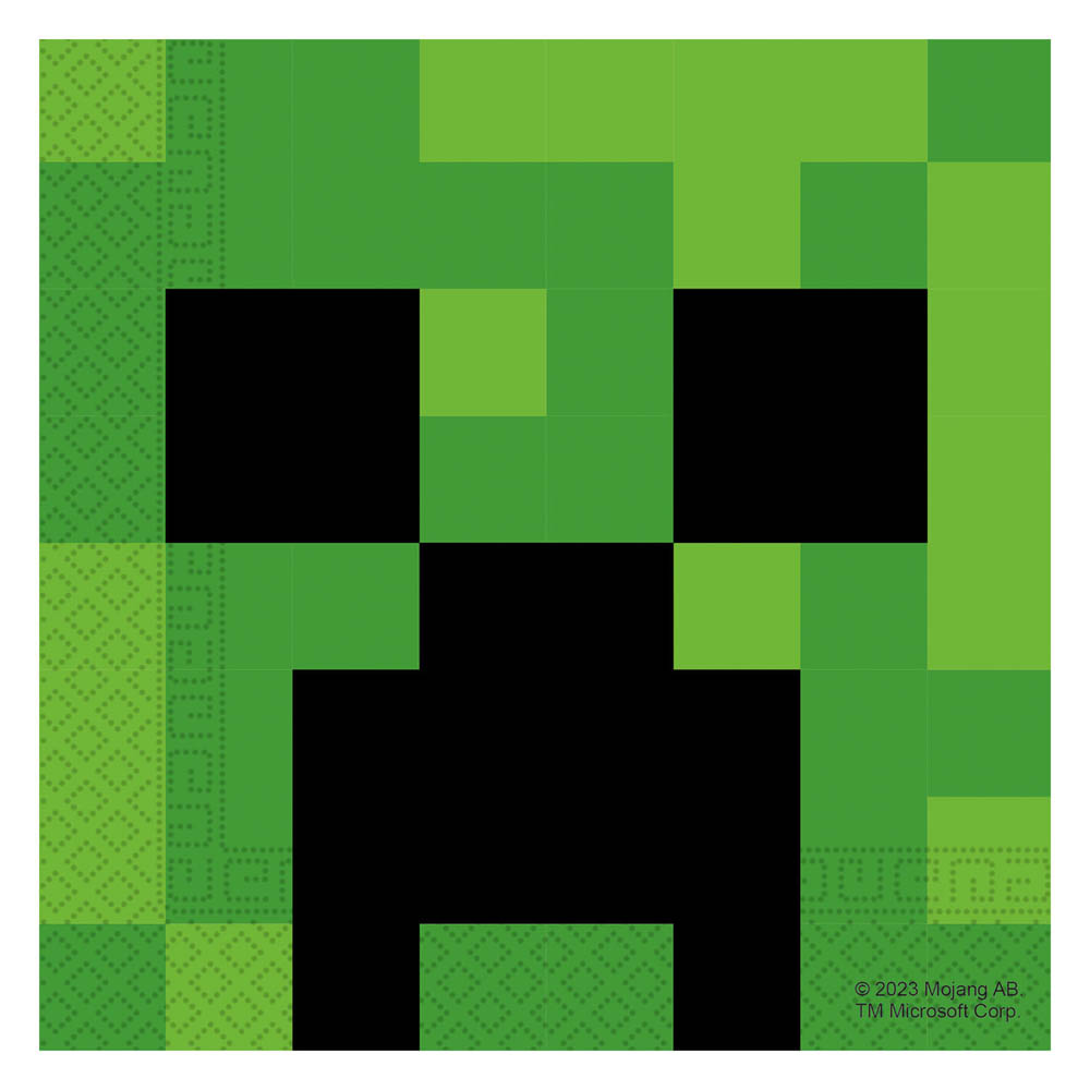 Minecraft Servietter Stk