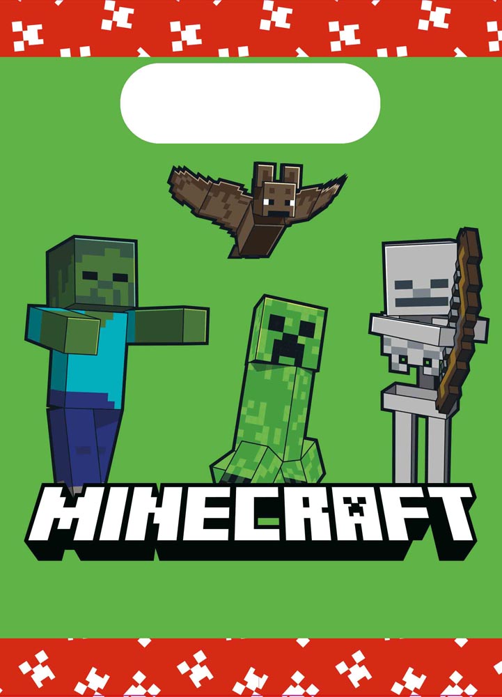 Minecraft Slikposer Papir Stk