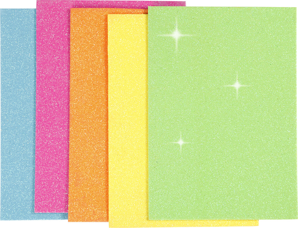 Mosgummi 150x210 Tykkelse Assorterede Farver Ark