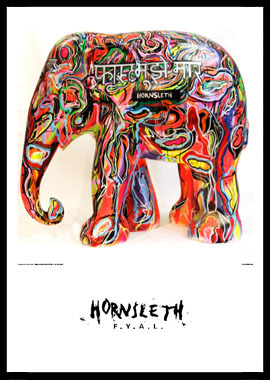 Mujhe Jaldi Mara Hornsleth 230g Fine Art Papir 50x70