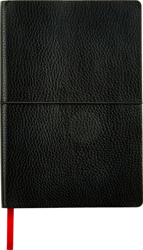 Notesbog Elastik Sort