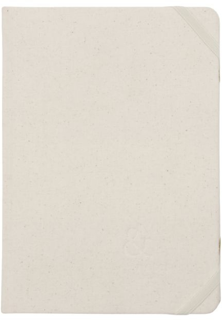 Notesbog House Doctor Journal Indbundet Beige Stof Papir 112 Blanke Sider