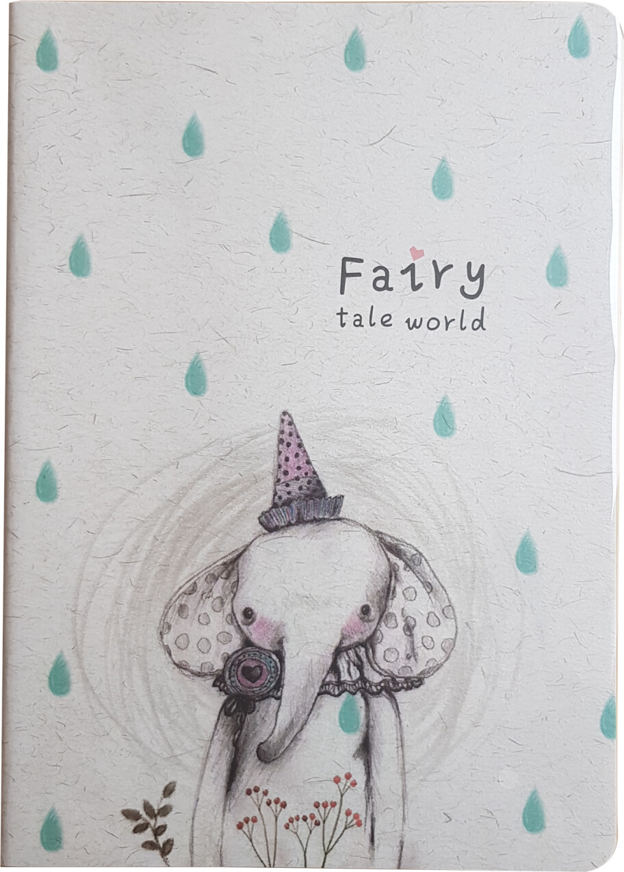 Notesbog Linjeret Fairytale Eleph