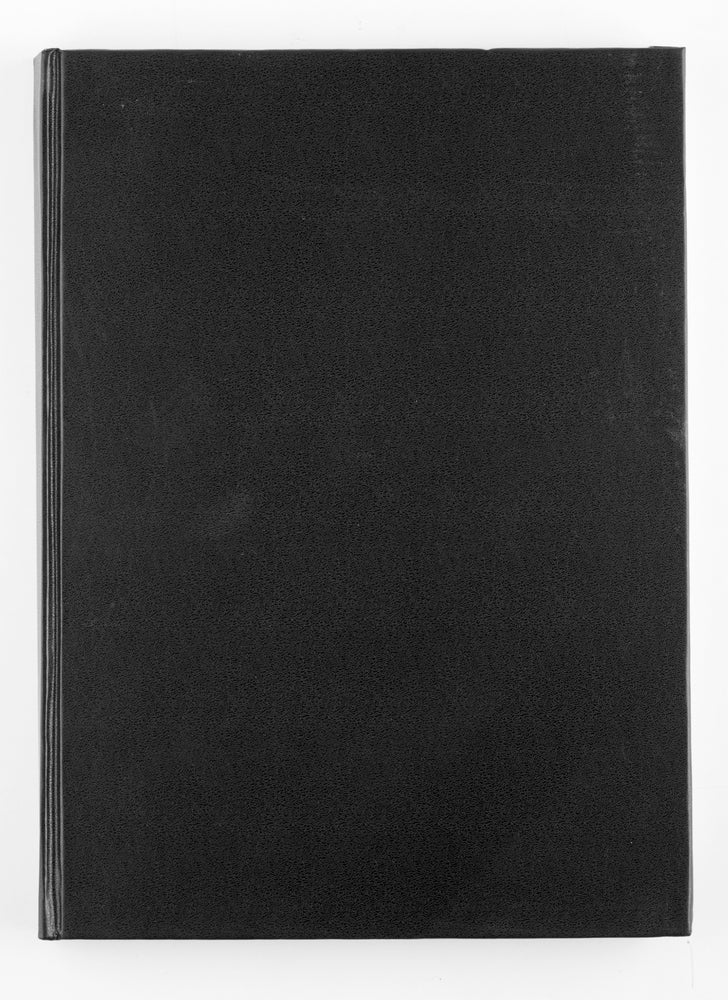 Notesbog Sort Linieret