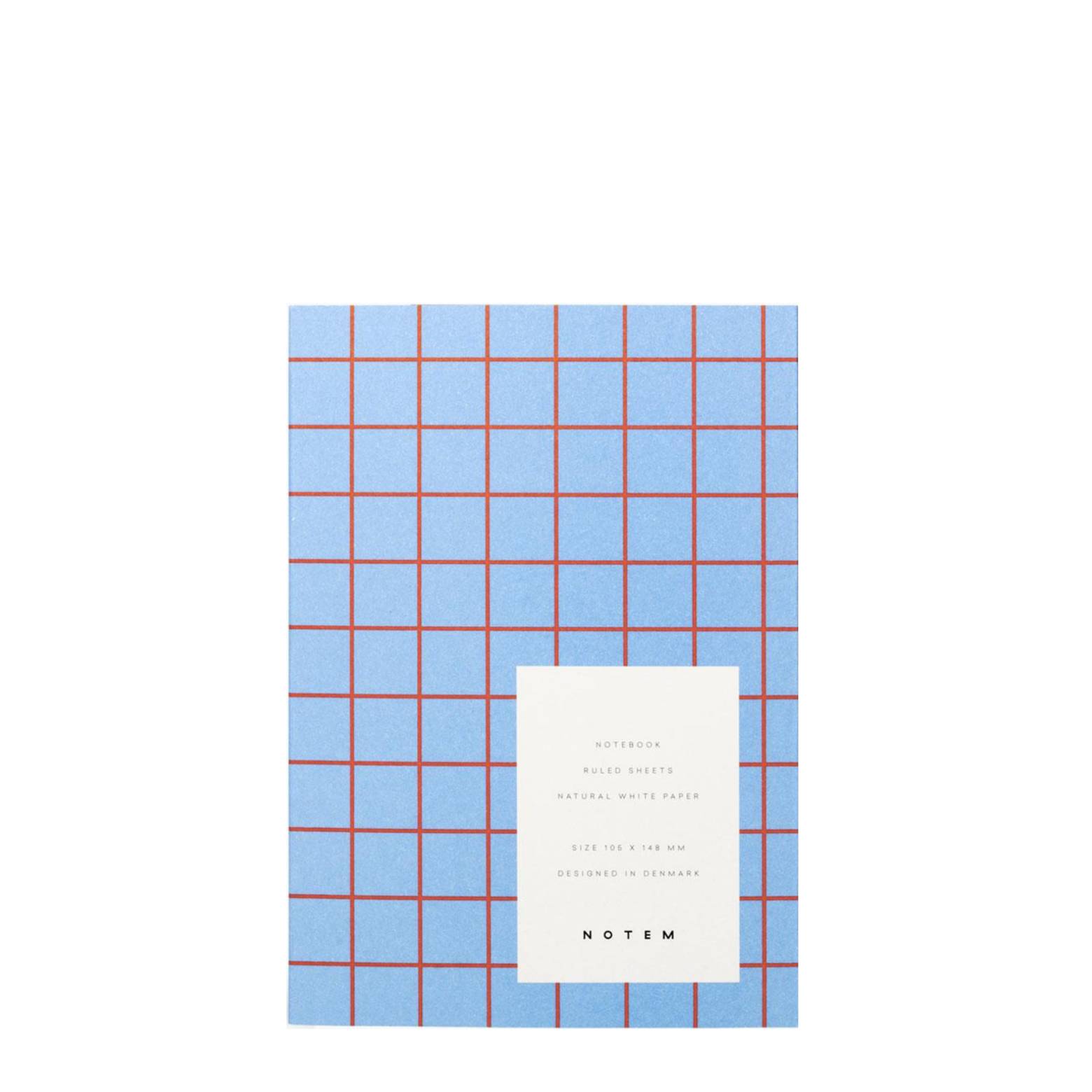 Notesbog Uma Lille Med Linjer Light Blue