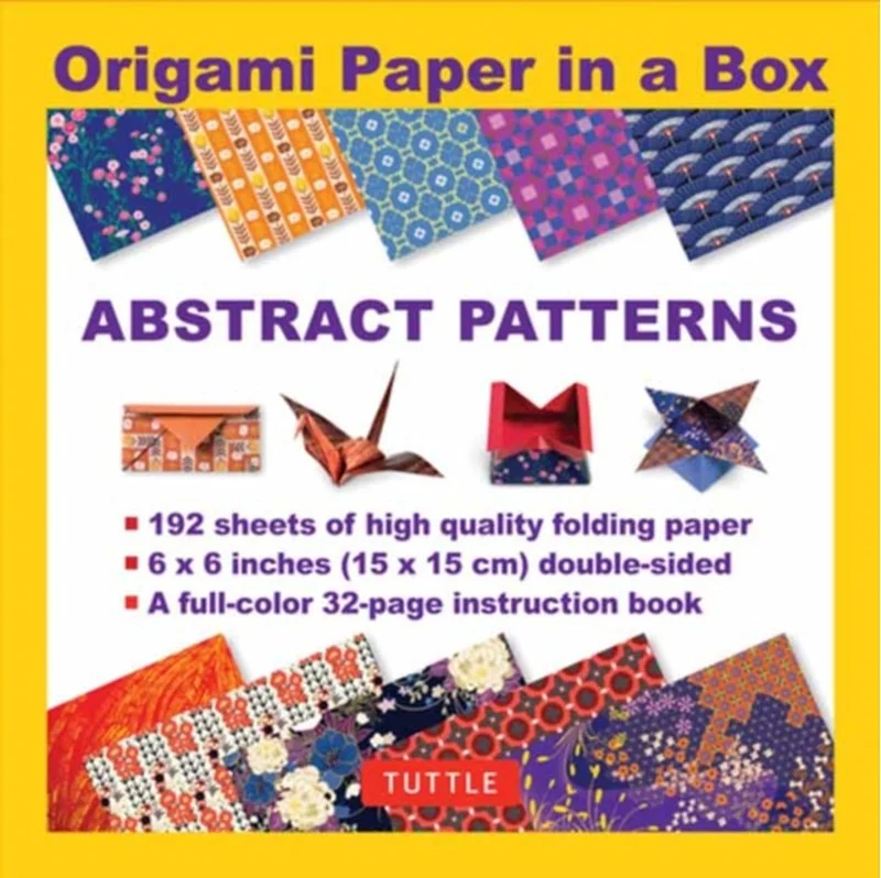 Origami Paper Box Abstract Patterns 2023