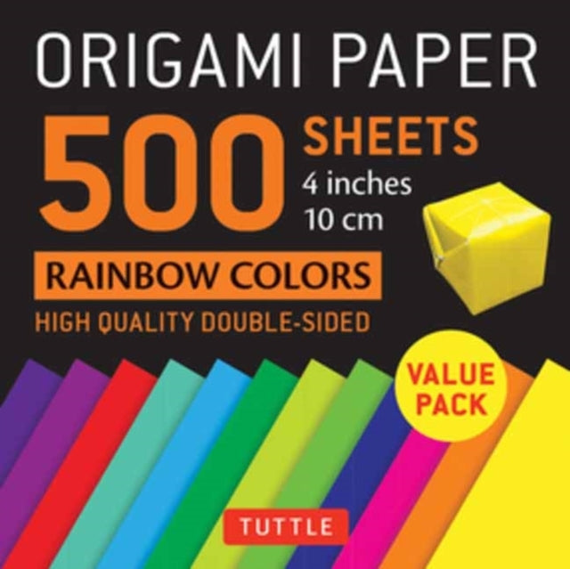 Origami Paper 500 Sheets Rainbow Colors Ampquot Tuttle Orig