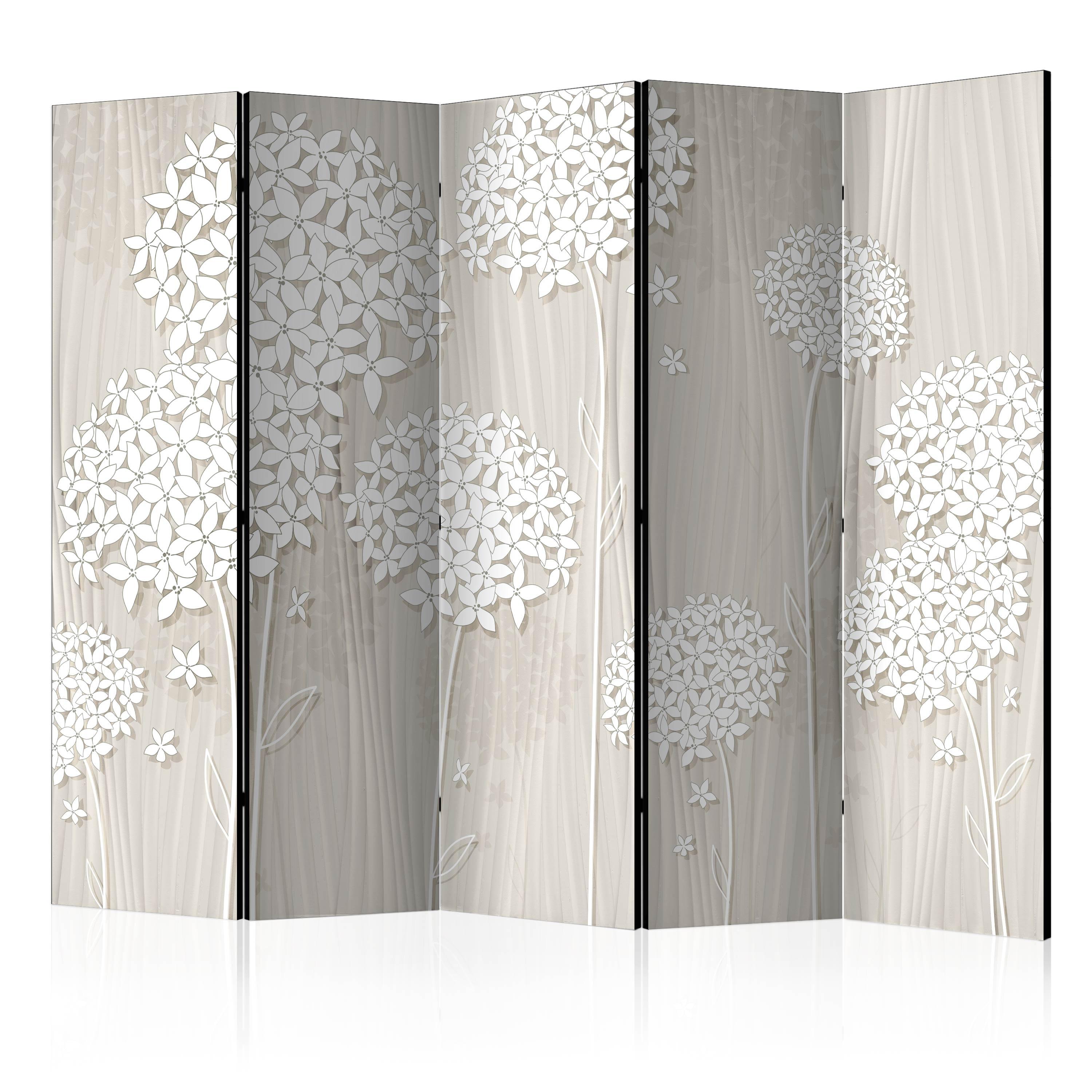 Panels Skærmvæg Paper Dandelions Med Blomstermotiv 225 172 Dobbeltsiddet