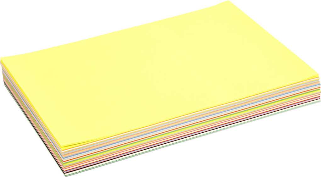 Paper Concept Farvet Papir 210x297 Flere Farver 280 Ark
