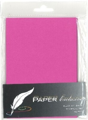 Paper Exclusive Kort 240g Cerise Tekstureret Stk