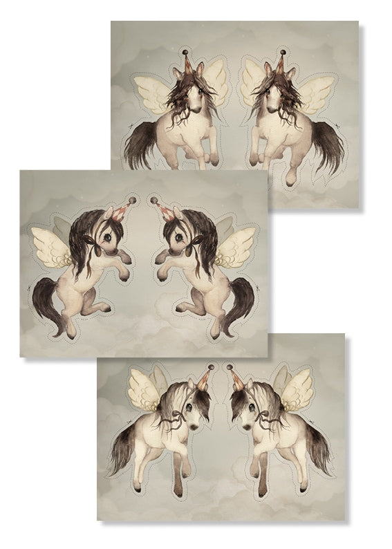 Paper Friends Flying Ponies Mrs Mighetto