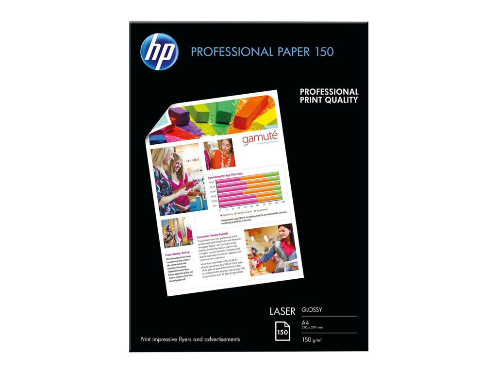 Papir Glossy Laser 150 Gram 150 Ark