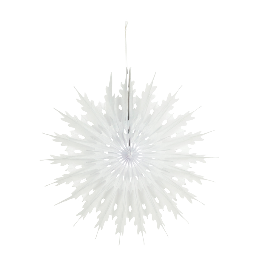 Papir Stjerne Hvid Skarp Pris ø30cm 266602301