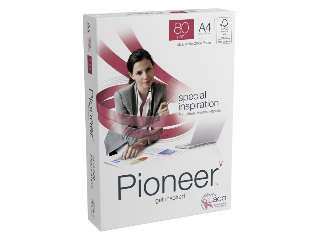 Pioneer Kopipapir 80g 500 Ark