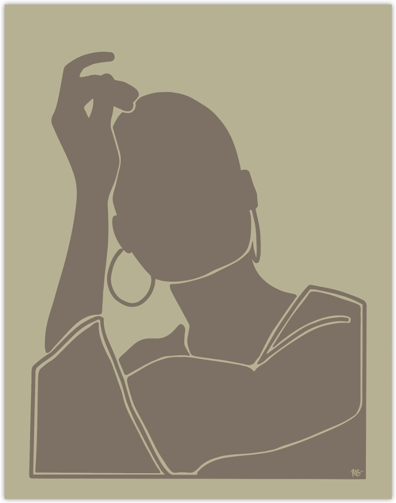 Plakat Woood Exclusive Lindsay Minimalistisk Fawnfarvet Kunstværk Neutralt Papir 5x45
