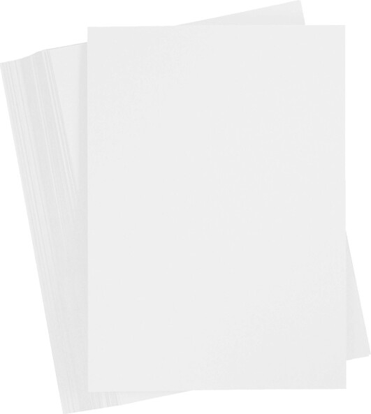 Playcut Kulørt Papir 120 Arkhvid
