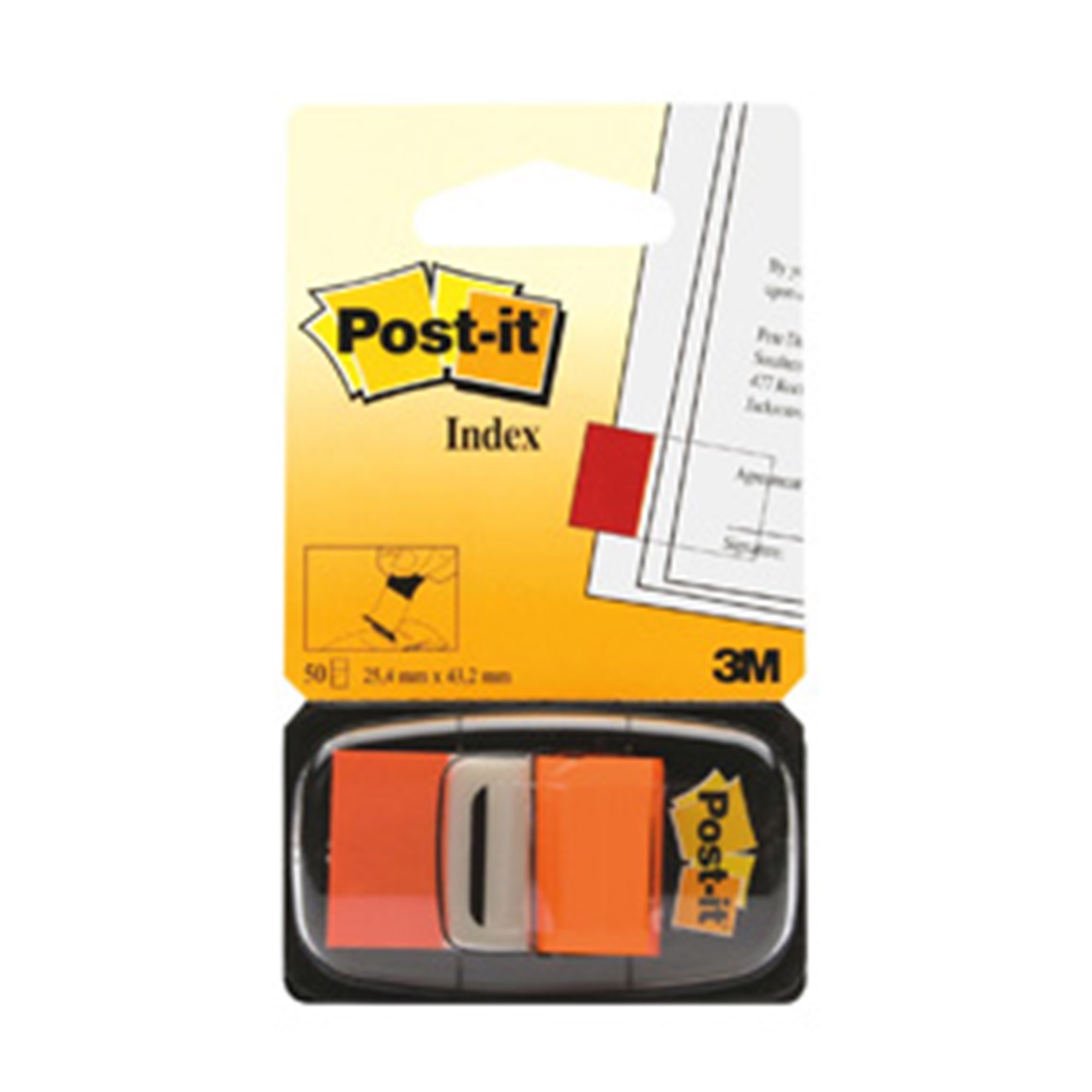 Post Indexfaner 4x43 Orange