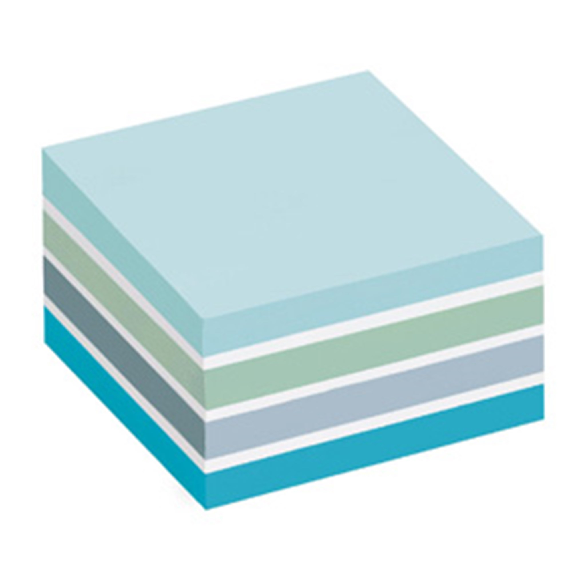 Post Notes 76x76 Kubusblok Pastelblå