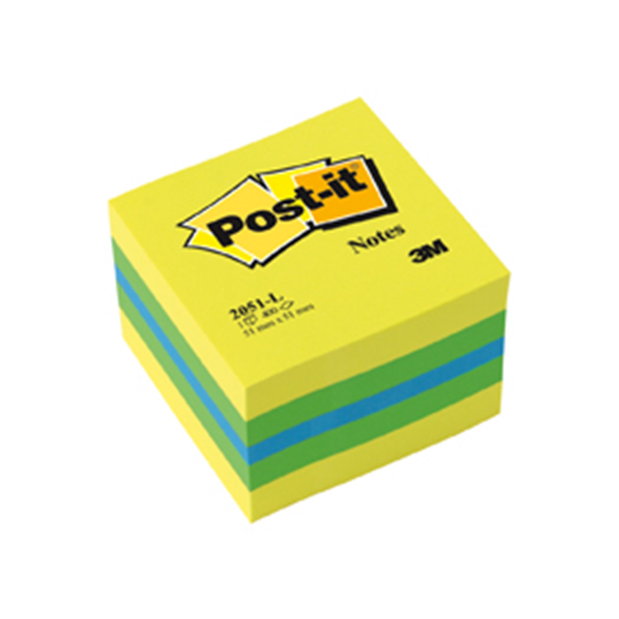 Post Notes 51x51 Mini Kubusblok Lemon
