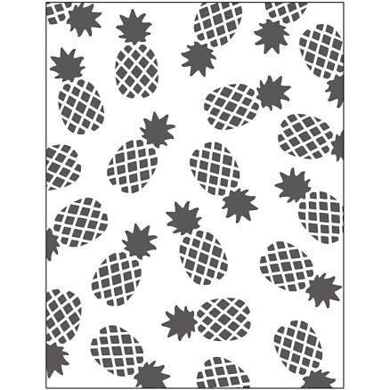 Prægeskabelon Ananas Str 11x14 Tykkelse Stk