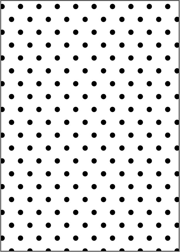 Prægeskabelon Polka Prikker 13x18 Tykkelse